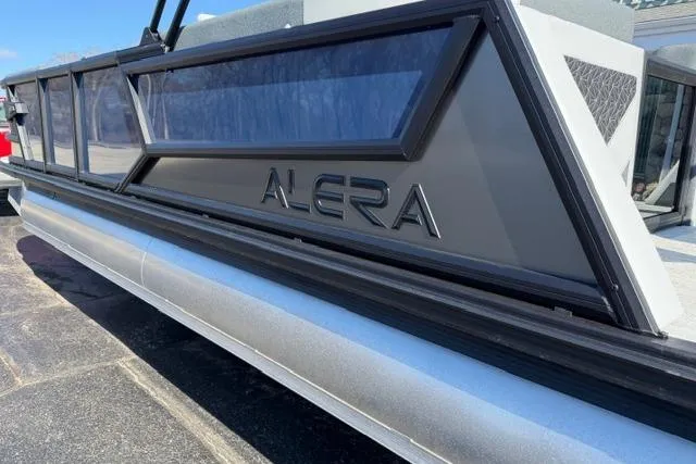 Slide: The Image of 2026 Alera M 23Q boat with sleek design and modern detailing. - 7