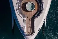 Slide: The Image of Aerial view of 2005 New Zealand Yachts 115 Wave Piercer with deck jacuzzi. - 7