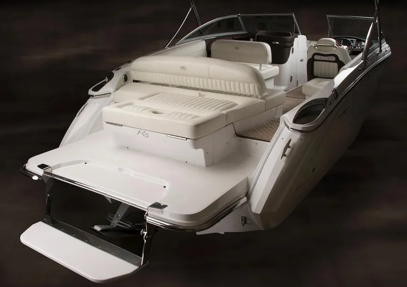 Slide: The Image of Manufacturer Provided Image: 2016 Cobalt R5 boat with luxurious seating and swim platform. - 9