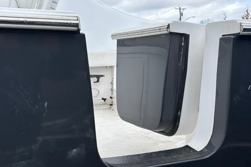 Slide: The Image of 2021 Sportsman Open 252 Center Console boat, rear view detail. - 3