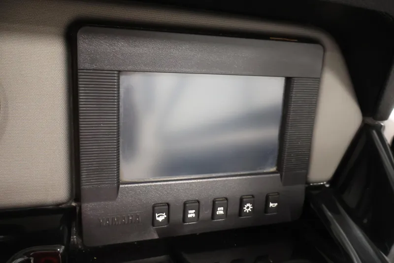 Slide: The Image of Dashboard display of 2017 Yamaha Boats 212 Limited S with control buttons. - 24