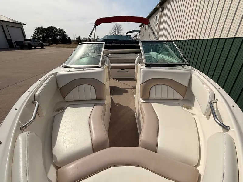 Slide: The Image of Interior view of a 2003 Regal 2000 Bowrider boat. - 3