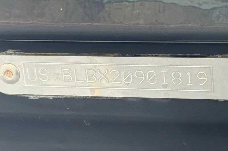 Slide: The Image of 2019 Bayliner VR6 Bowrider I/O hull identification number plate. - 41