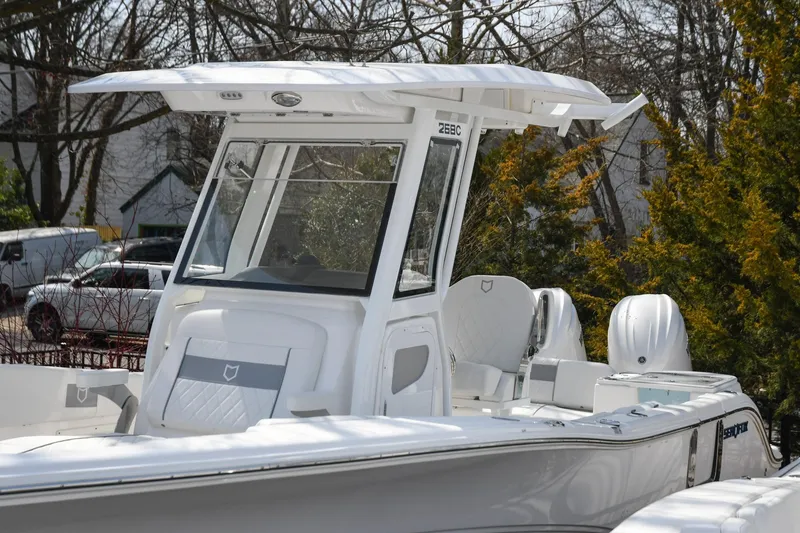 Slide: The Image of 2026 Sea Fox 268 Commander boat with sleek design and modern features. - 5