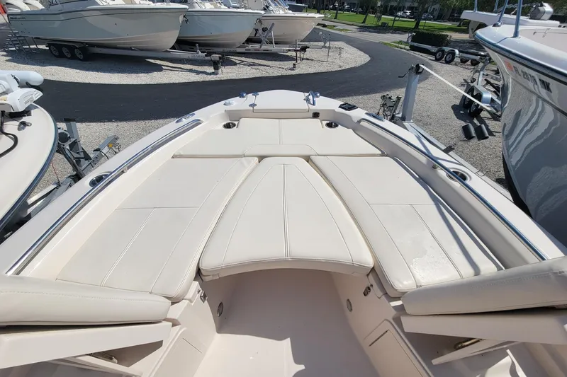 Slide: The Image of 2017 Grady-White 251 Coastal Explorer boat with spacious bow seating area. - 5