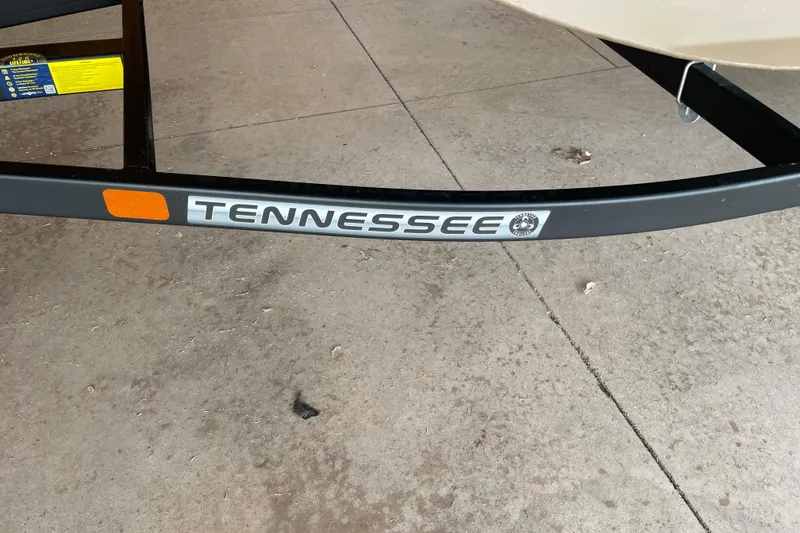 Slide: The Image of Trailer frame with "Tennessee" branding, Reaper 653 Timber Reaper 2026 model. - 3