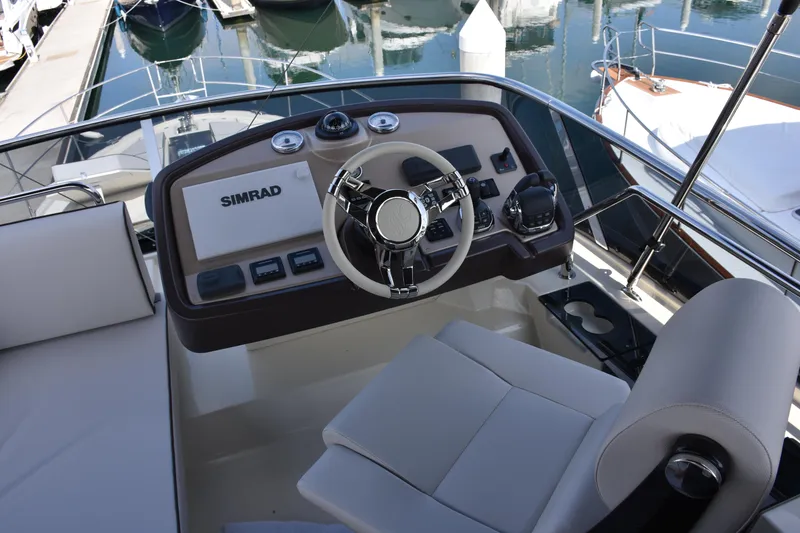 Slide: The Image of Helm station of 2016 Beneteau Monte Carlo 5 yacht. - 12