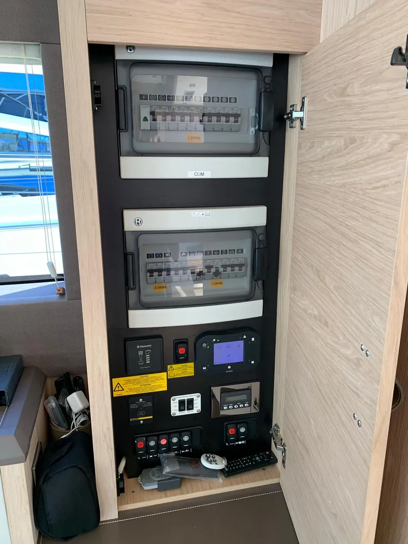 Slide: The Image of Electrical control panel of 2016 Beneteau Monte Carlo 5 yacht. - 15