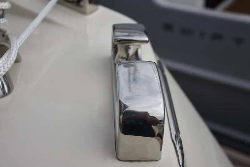 Slide: The Image of Close-up of a Beneteau Monte Carlo 5 boat part, year 2016. - 6