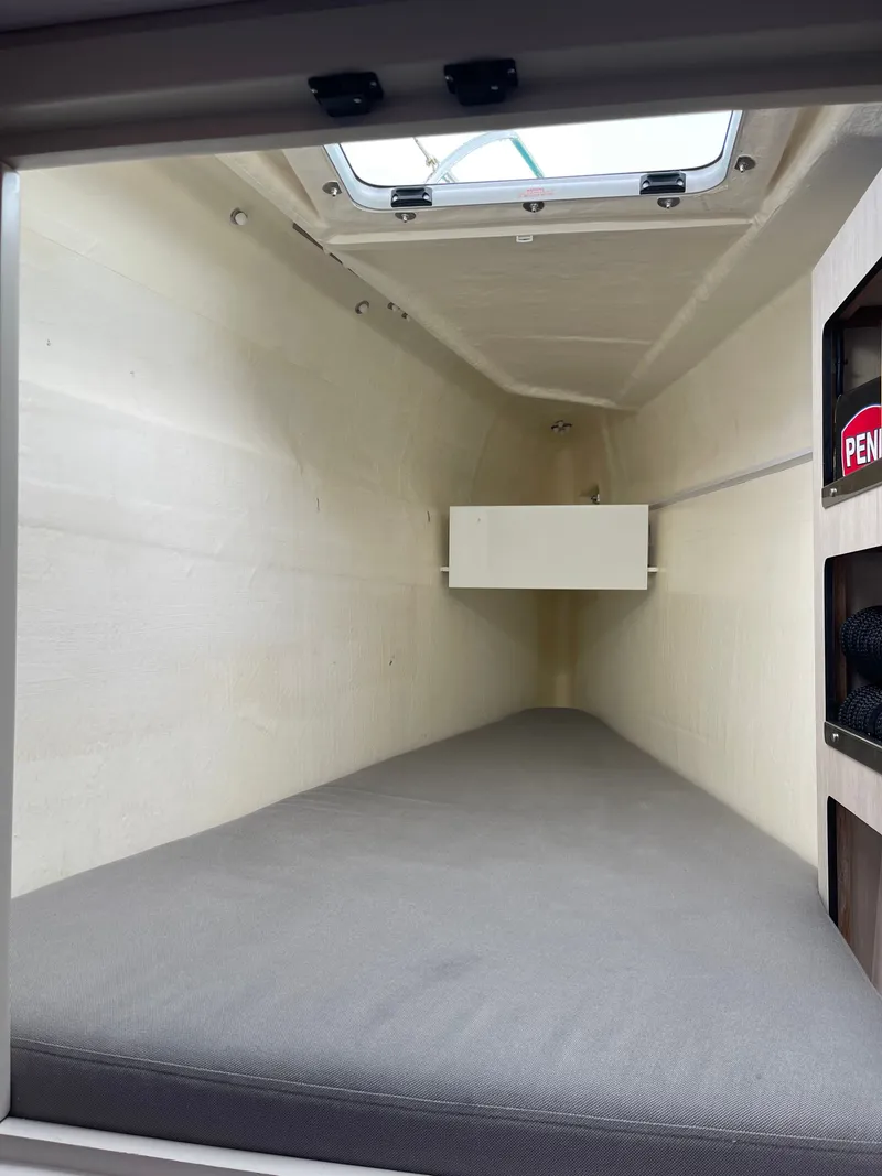 Slide: The Image of Interior of a 2021 Leopard 45 yacht with sleeping area. - 37