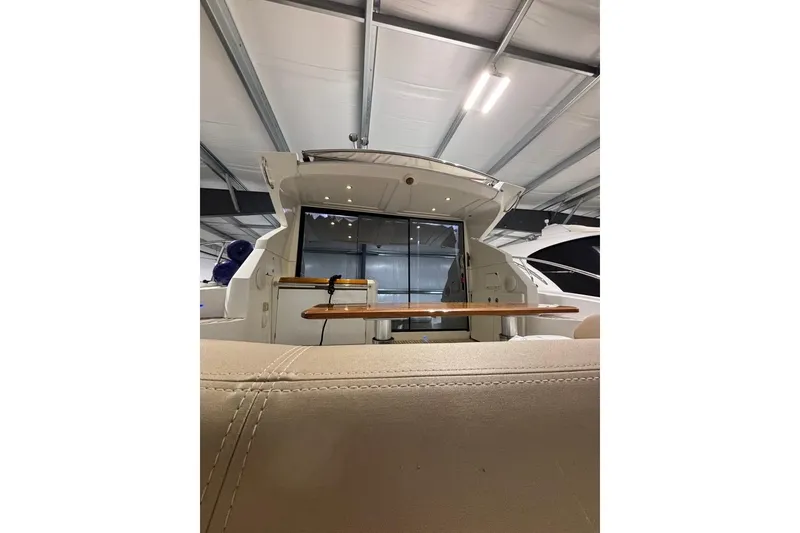 Slide: The Image of 2014 Beneteau Gran Turismo 49 yacht interior with sleek design and modern amenities. - 13