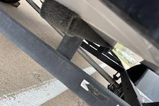 Slide: The Image of 2018 Tracker Pro Team 175 TXW boat trailer close-up, showing undercarriage and support structure. - 11