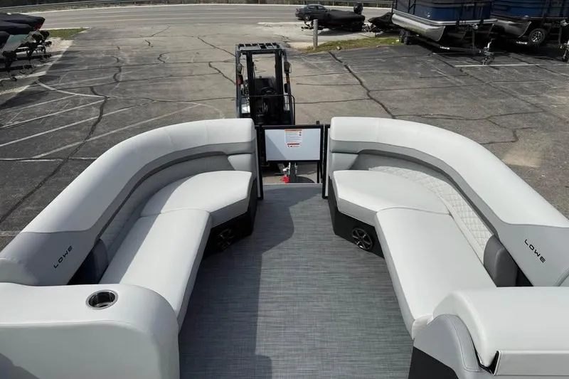 Slide: The Image of 2026 Lowe SF 232 Sport Fish boat interior with spacious seating and modern design. - 14