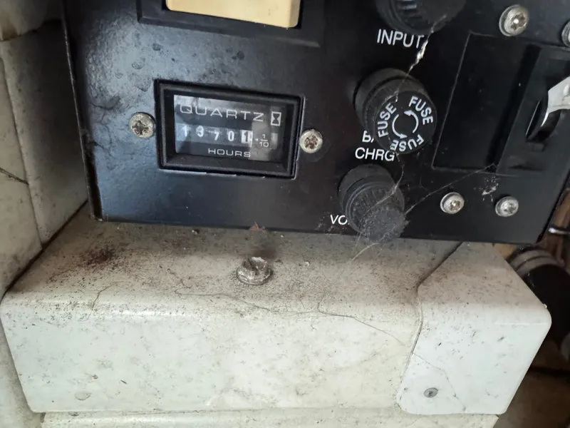 Slide: The Image of 2003 Chaparral 330 Signature control panel with hour meter. - 17