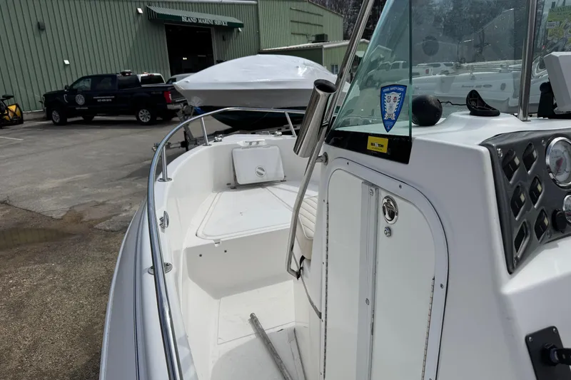 Slide: The Image of 2005 Campion Explorer 582 Center Console boat at Island Marine Service. - 8