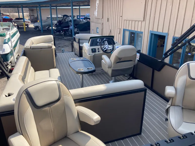 Slide: The Image of Interior of 2023 Viaggio Lago 22R pontoon boat. - 11