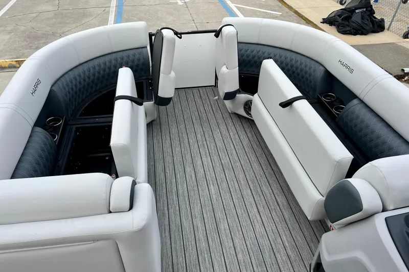 Slide: The Image of Interior of 2025 Harris Sunliner 230 pontoon boat. - 11