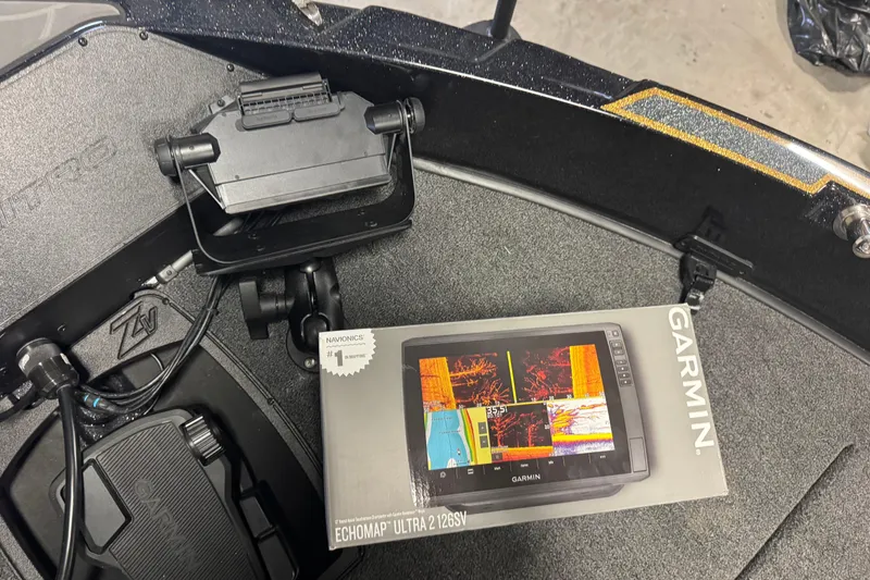 Slide: The Image of Garmin ECHOMAP Ultra 126SV on Nitro ZV21 boat, 2026 model. - 17