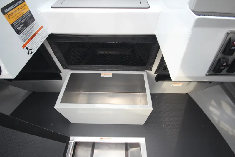 Slide: The Image of Interior storage compartment of 2025 Weldcraft 240 Maverick DV boat. - 30