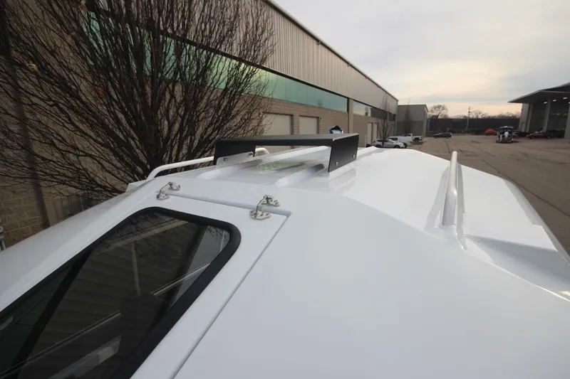Slide: The Image of 2025 Weldcraft 240 Maverick DV boat roof detail in stock at dealership. - 36