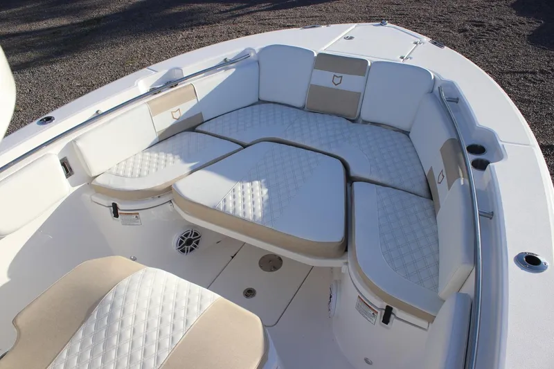 Slide: The Image of Luxurious seating area on 2026 Sea Fox 288 Commander boat. - 20