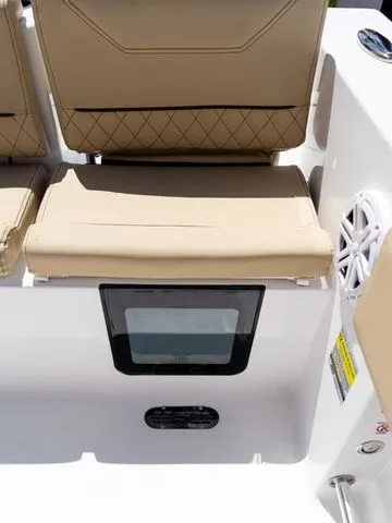 Slide: The Image of Sportsman Heritage 231 seating area with speaker, 2026 model. - 25