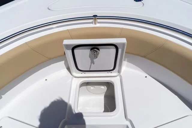 Slide: The Image of Bow storage on the 2026 Sportsman Heritage 231 Center Console. - 36