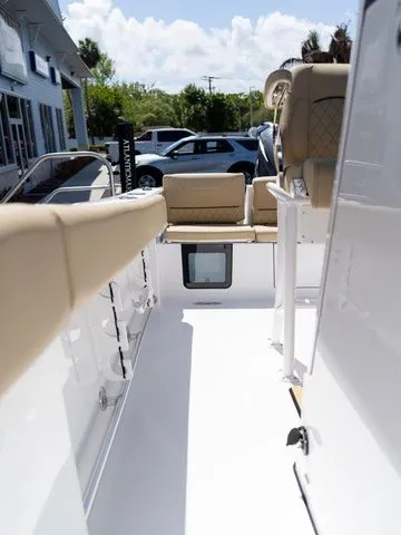 Slide: The Image of Interior view of Sportsman Heritage 231 Center Console 2026 boat. - 42