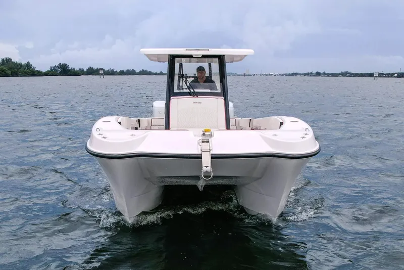 Slide: The Image of 2026 Twin Vee 280 GFX2 CC on calm waters. - 4