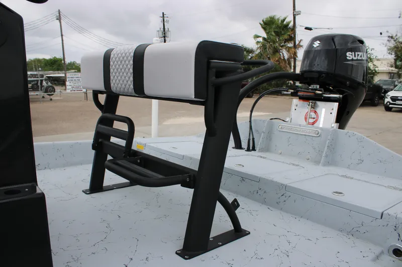 Slide: The Image of 2026 Freedom Boats 16' Eagle with Suzuki outboard motor, featuring a sturdy bench seat. - 4