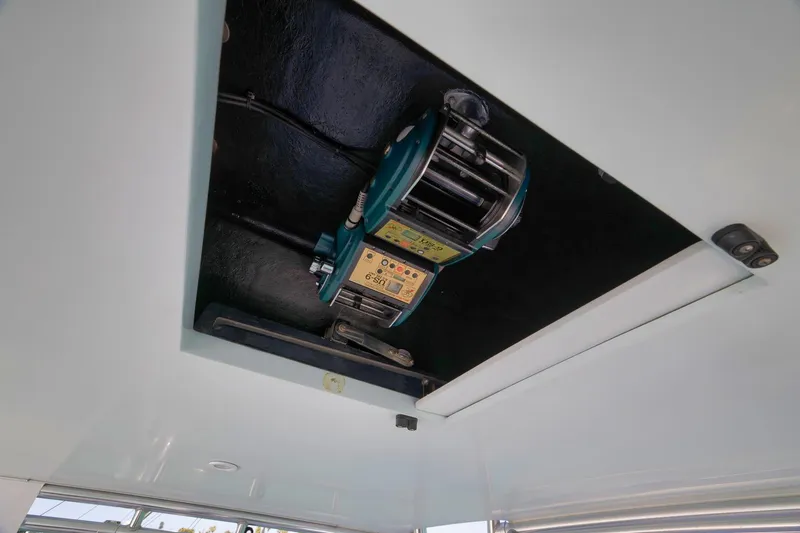 Slide: The Image of Ceiling-mounted equipment on a 2003 Weaver Custom Sportfish boat. - 41