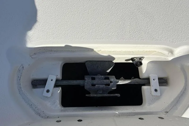Slide: The Image of Anchor compartment of 2017 NauticStar 243DC Sport Deck boat. - 24