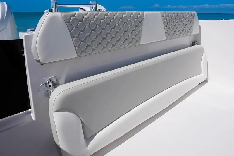 Slide: The Image of Rear seat of Twin Vee 240 GFX2 CC boat, 2026 model. - 13