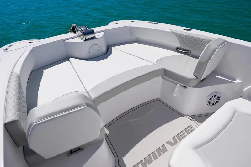 Slide: The Image of Interior of Twin Vee 240 GFX2 CC boat, 2026 model. - 4