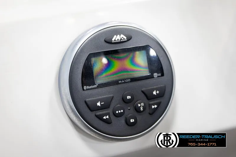 Slide: The Image of Marine audio system on Sweetwater SW2086c, 2019 model, featuring Bluetooth connectivity. - 27