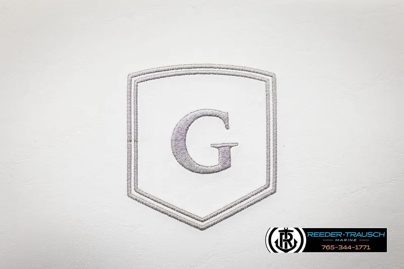 Slide: The Image of Sweetwater SW2086c 2019 logo on white background, featuring 'G' emblem and Reeder-Trausch Marine branding. - 37