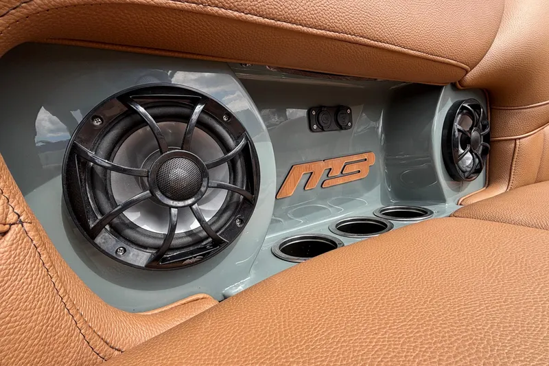 Slide: The Image of 2026 MB B52 23 Classic interior with premium speakers and leather upholstery. - 15