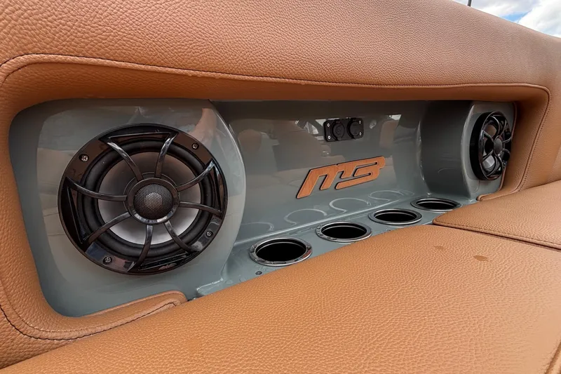 Slide: The Image of Interior of 2026 MB B52 23 Classic with premium speakers and leather finish. - 16