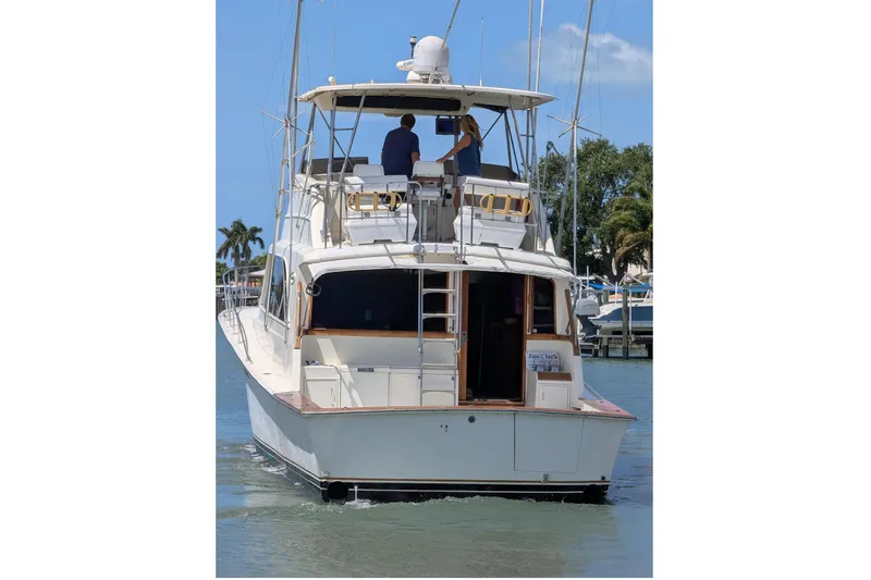 Slide: The Image of 1985 Ocean Yachts 55 Super Sport - Going Fishing !! - 45