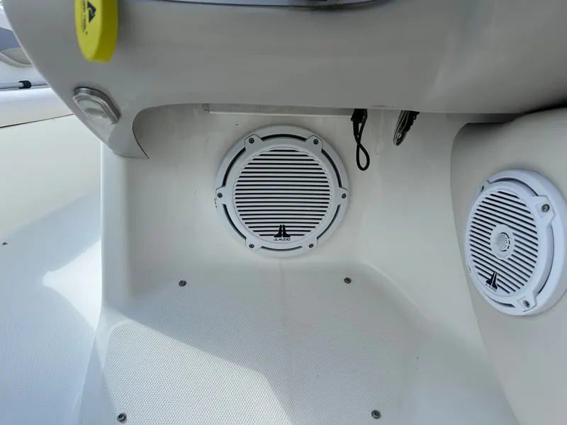 Slide: The Image of Speakers in a 2008 Chaparral 210 SSi boat. - 19