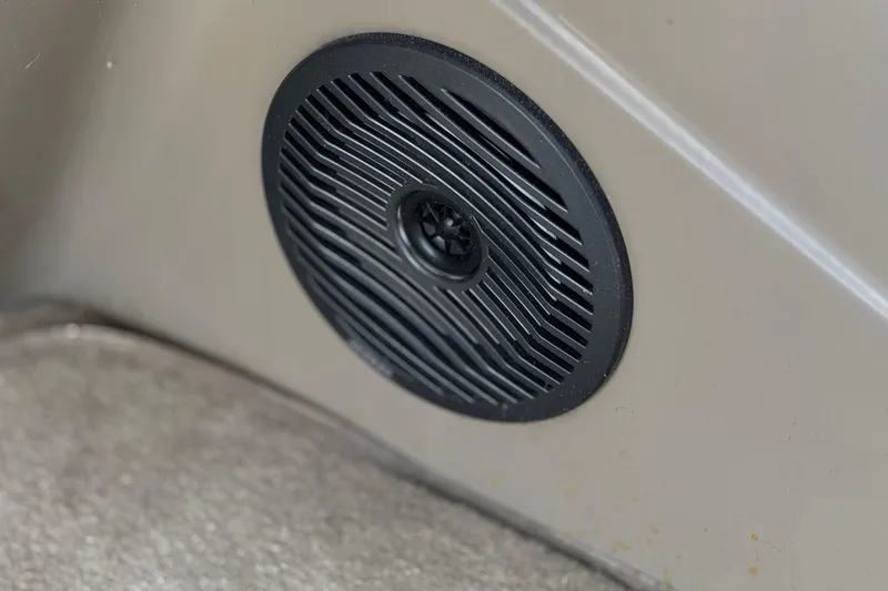 Slide: The Image of Speaker detail on 2022 Bennington SX23 Salt Water Series boat interior. - 15