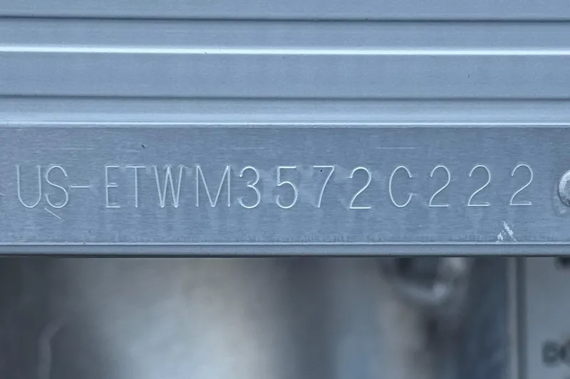 Slide: The Image of Hull identification number on 2022 Bennington SX23 Salt Water Series boat. - 28