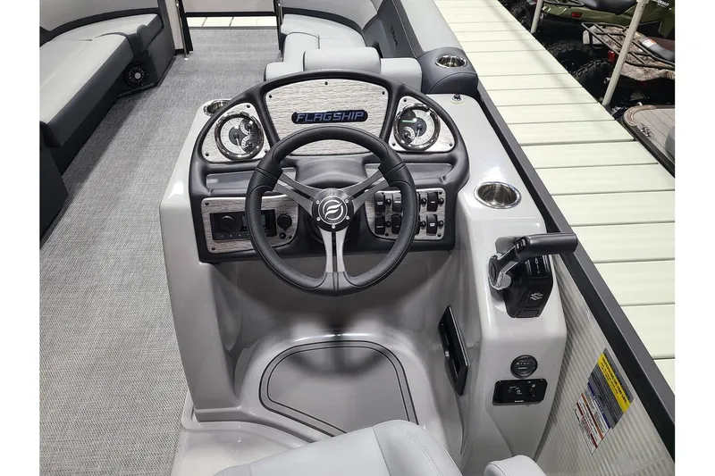 Slide: The Image of Cockpit of Flagship Discover D22RF boat, model year 2026. - 15