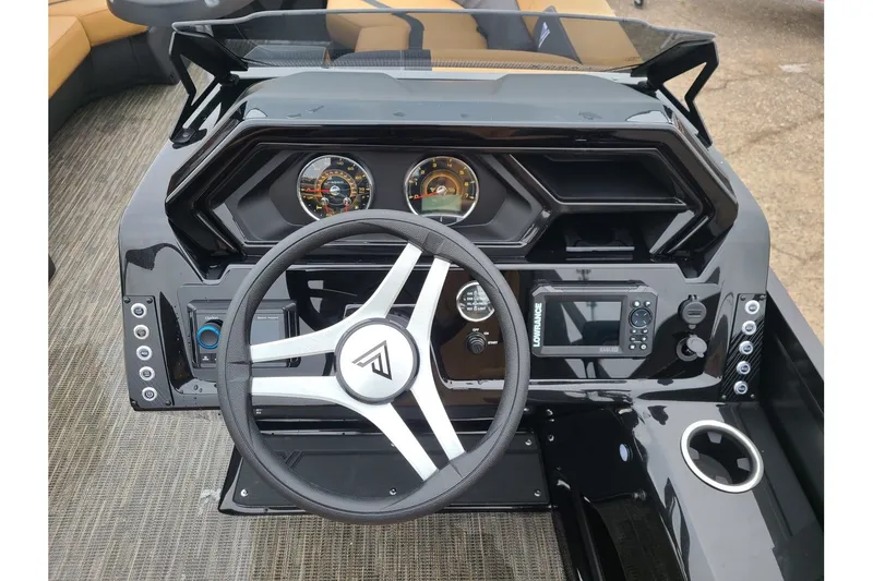 Slide: The Image of Dashboard of 2026 Viaggio Lago X22Q with steering wheel and instruments. - 14