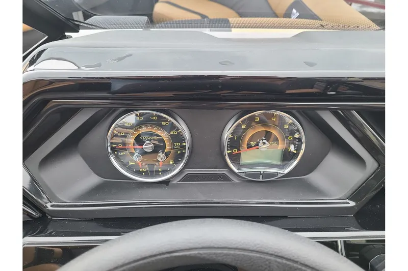 Slide: The Image of Dashboard of 2026 Viaggio Lago X22Q with speedometer and tachometer. - 16