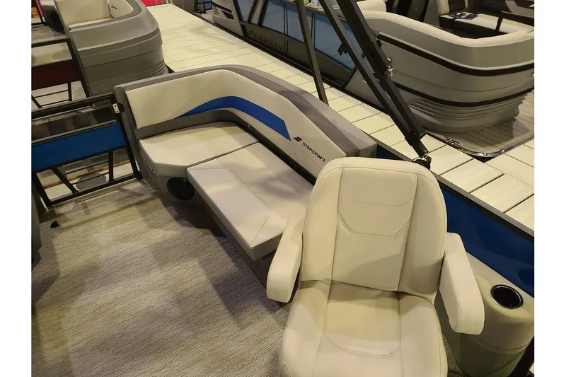 Slide: The Image of Interior of 2026 Starcraft GX 20 R DH with beige seating. - 9