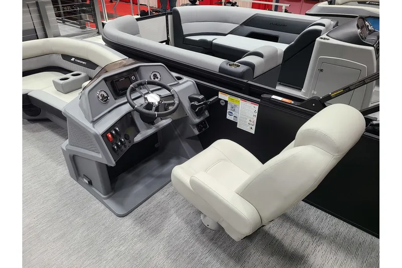 Slide: The Image of Interior of 2026 Starcraft VX 22Q DH with steering console. - 12