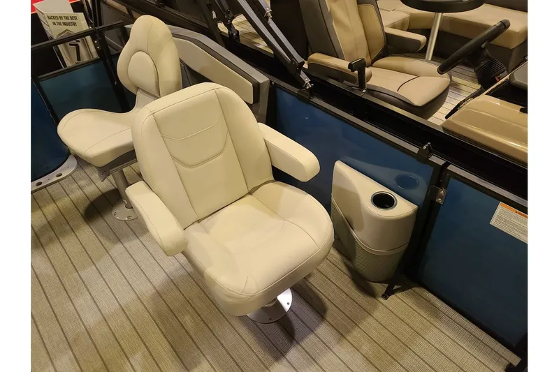 Slide: The Image of Interior of 2026 Starcraft VX 20FD with beige seating. - 5