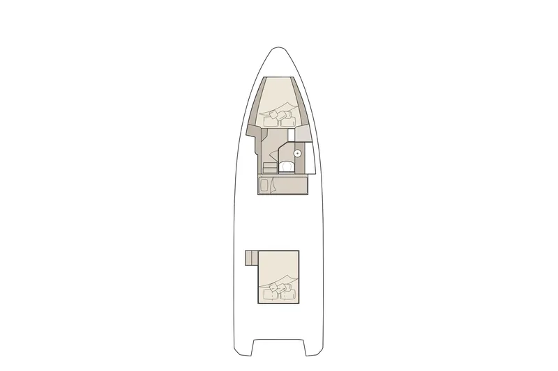 Slide: The Image of Floor plan of 2026 Saxdor 400 GTC boat, showcasing interior layout and design. - 11