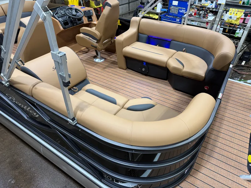 Slide: The Image of Interior of 2026 Bentley Pontoons Legacy 200 Navigator. - 4